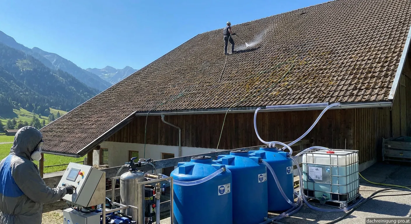 Dachreinigung Wasserbau und Entwässerungssystem